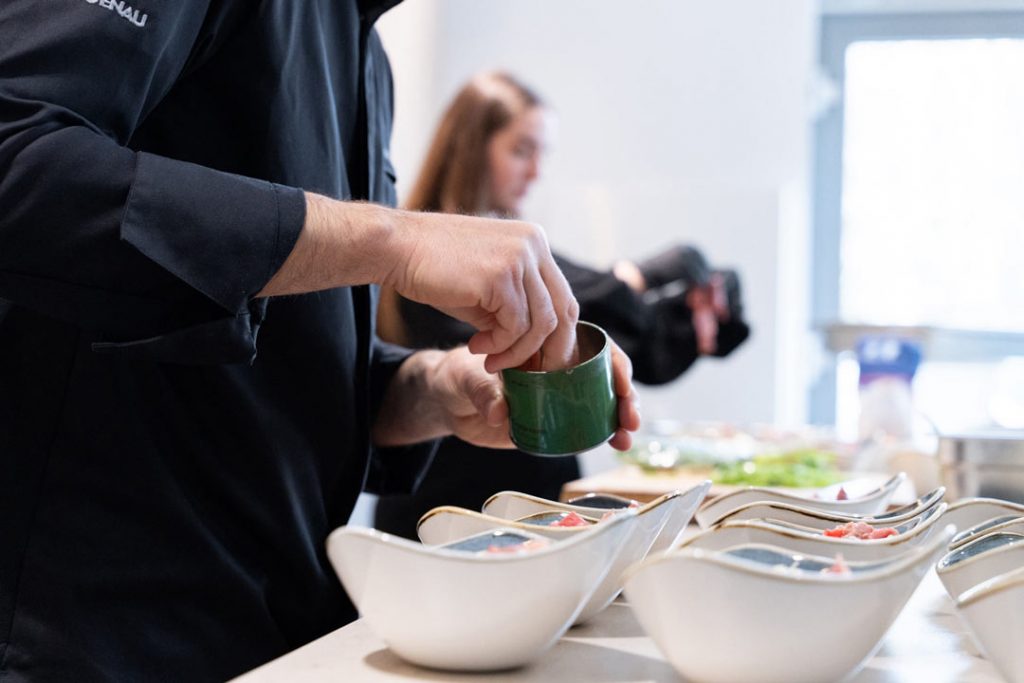 Für die Neuausrichtung des Vertriebs hatten wir Gaggenau Europe im Studio bei City Küchen zu Gast.